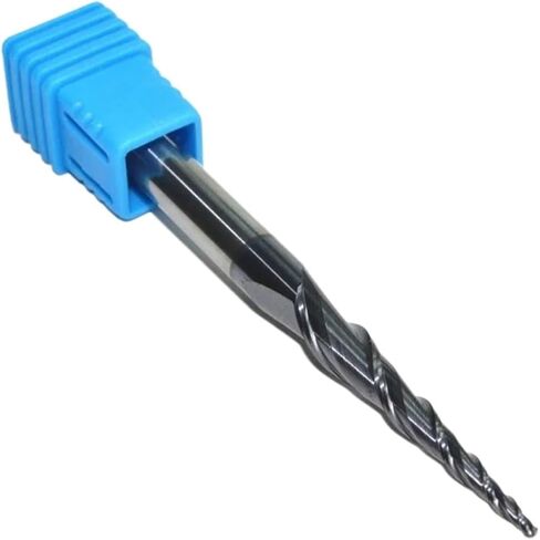 10pcs-r0.75*D6*30.5*75L ، HRC55 CNC CANC Carbide Tialn Taper Ball Inde Malle ، بتات مخروطية كروية ، قاطع طحن الخشب in Saudi Arabia