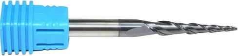 10pcs-r0.75*D6*30.5*75L ، HRC55 CNC CANC Carbide Tialn Taper Ball Inde Malle ، بتات مخروطية كروية ، قاطع طحن الخشب in Saudi Arabia
