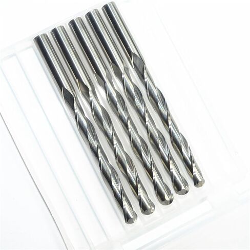 6mm*62mm,5pcs, 2 Flutes Ball Head End Mill,CNC milling Cutter,Solid Carbide Woodworking Relief Bit,Wood Cutter in Kuwait