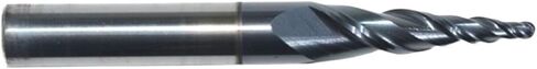 HRC55 Carbide الصلبة D6 * R0.75 * 20 * 50L TiAln مطحنة نهاية أنف الكرة المغلفة ، قاطع طحن مخروط ، بتات خشبية كروية (2pcs) in Saudi Arabia