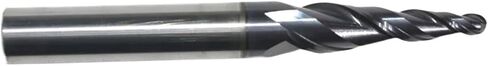 HRC55 CARBIDE الصلبة D6*R1*20*50L TiAln مطحنة أنف أنف مفترس ، مخروط مخروط ، بتات الخشب الكروية (5pcs) in Saudi Arabia
