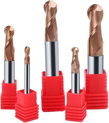 1-20mm-1pc HRC60 2 Flute Ball Nose CNC Carbide End Mill ، Bit Woodworking Trouter ، Cutter Tungsten Steel Milling (0002) in Saudi Arabia