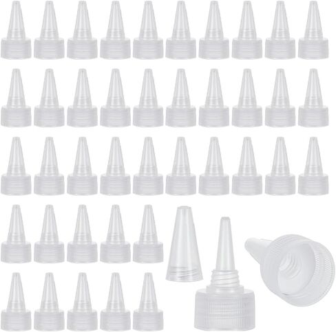 OLYCRAFT 100PCS 24/410 CESSE BOTTE CAPS CLAY BOTTLES CAP استبدال 0.9 بوصة زجاجة بلاستيكية تعصر الرؤوس البلاستيكية تويست أغطية لزجاجات الضغط على غطاء in Saudi Arabia