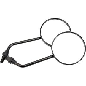 3.94 inches/10mm Round Universal Motorcycle Rearview Mirror Compatible with Honda Suzuki Yamaha Kawasaki, For most brands of motorcycles with a 7/8" handlebar, with 10mm Bolt