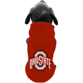 NCAA Ohio State Buckeyes Polar Fleece Hooded Dog Jacket