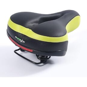 مقعد دراجة EBIKELING مزدوج ممتص للصدمات، ناعم ومريح، وسادة مقعد دراجة مبطنة للرجال والنساء - سرج دراجة مناسب عالميًا من إسفنج الذاكرة لممارسة الدراجات الجبلية في الهواء الطلق