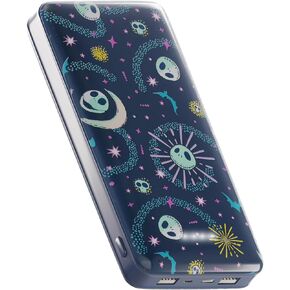 Disney Tim Burton’s The Nightmare Before Christmas Jack Skellington 10,000mah Power Bank- Universally Compatible Portable Phone Charger w/USB Charging Port- Jack Skellington Gifts for NBC Fans