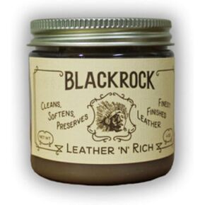 Blackrock Leather 'N' Rich Conditioner | Cleans, Softens & Preserves Leather Goods | Scuff Remover | 4 oz (1 Pack)