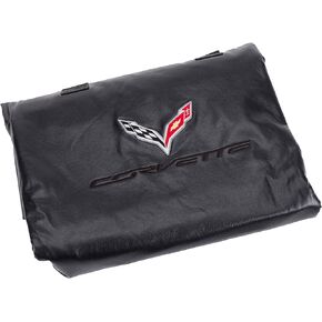 GM Accessories 23148691 Removable Roof Panel Storage Bag in Black with Crossed Flags Logo