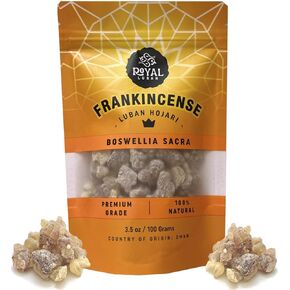 Frankincense | Boswellia Sacra Frankincense Incense |Chruch Incense Olibanum Gum Bulk |Luban 3.5 Ounce (100 Grams)