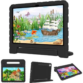 New Kids Case for iPad Pro 12.9 Case Super Protection iPad Pro 12.9 inch 6th 5th 4th 3th Cover with Pencil Holder and Handle Stand for iPad Pro 12.9 2022 2021 2020 2018 Blue