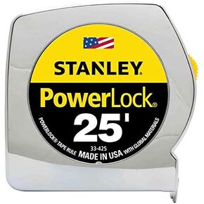 Stanley 33-425 25-Foot by 1-Inch Measuring Tape, 4 Pack