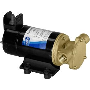 Jabsco 18680-1000 Reversible Rotary Vane 7.9 GPM 12V DC Pump, bronze