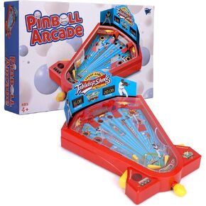 Point Games Pinball Arcade - Miniature Tabletop Baseball Board for Kids - Self-Contained & Safe Arcade Toy - Small Baseball Table Game- Pinball Machine for Kids