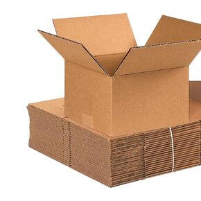 AVIDITI Shipping Boxes Long 8"L x 8"W x 5"H, 25-Pack | Corrugated Cardboard Box for Packing, Moving and Storage 8x8x5 885