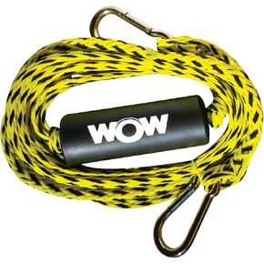 WOW World of Watersports Yellow/Black Standard 1K Tow Harness Rope for Boating, 19-5050