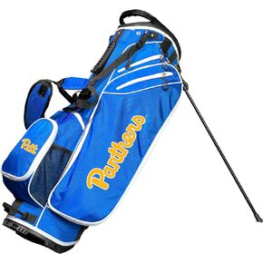 Team Golf NCAA Pittsburgh Birdie Stand Golf Bag, Lightweight, 14-Way Club Divider, Spring Action Stand, Insulated Cooler Pocket, Velcro Glove and Umbrella Holder & Padded Handles