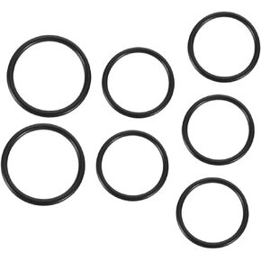 SUPVOX O- Ring 7Pcs black rings Meditation Singing Bowl Ring rubber band music musical instrument washer Sound cone buddha singing bowl mat Bowl Rubber Ring bowl mat product