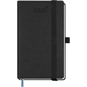 BEZEND Planner 2025 Starts from Now, 18 Months (July24-Dec25) [Sky Blue] 5.8" x 8.5", Academic Year Planner, Daily Weekly and Monthly Calendar with Pen Holder, Vegan Leather Hard Cover