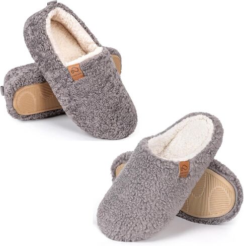 EverFoams Womens Home Slippers Soft Memory Foam Fuzzy House Slippers for Ladies Indoor and outdoor XL in Kuwait