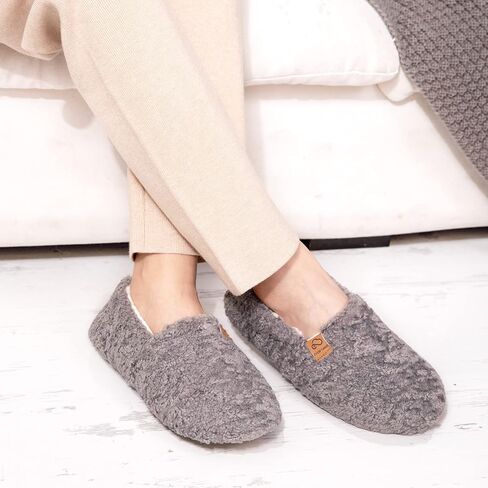 EverFoams Womens Home Slippers Soft Memory Foam Fuzzy House Slippers for Ladies Indoor and outdoor XL in Kuwait