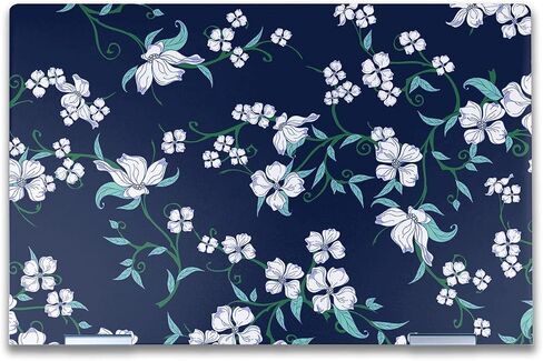 Glossy Glitter Laptop Skin Compatible with HP Envy x360 14" (2023) - Acrylic Blue - Premium 3M Vinyl Protective Wrap Decal Cover - Easy to Apply | Crafted in The USA by MightySkins in Kuwait