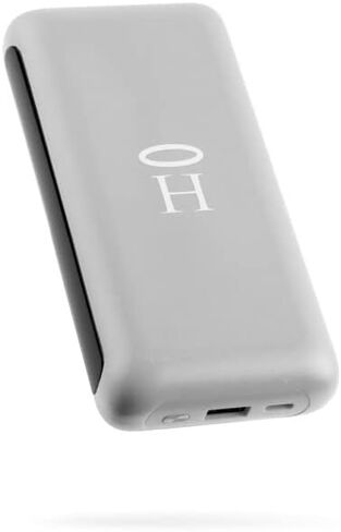 شاحن الهاتف الخليوي المحمول بجيب الطاقة من HALO RapidPack، USB-C، USB-A لهواتف iPhone وSamsung Galaxy والمزيد، أسود/10K مللي أمبير في الساعة in Kuwait