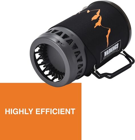 Grippi Backpacking Stove - Lightweight and Portable Camping Cooking Stove for Outdoo, Travel, Barbeque, Hiking and Camp Adventures - Used with propane, butane, and alcohol in Kuwait