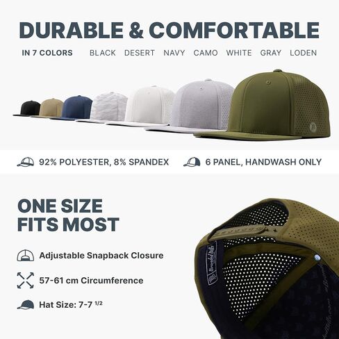 Branded Bills Bare Elite Hat, Performance Paneling, Adjustable Snapback, Silk-Soft Front Lining, Water-Repellent Shell in Saudi Arabia
