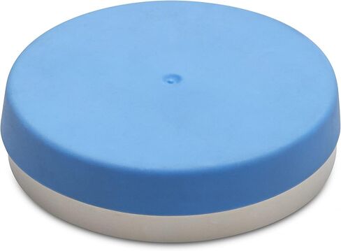 Steel Bench Block - 3" Round Professional Jewelers Anvil Tool - with Non-Slip Soft Rubber Base - for Metal Forming and Jewelry Repair - Complete with a Velvet Jewelry Pouch in Saudi Arabia