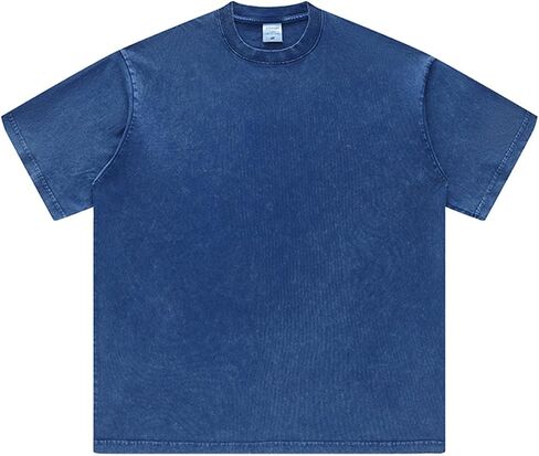 Mens T Shirts Oversized Short Sleeve Crewneck Casual Summer Tops Loose Fit Plain Vintage Basic Tee in Saudi Arabia