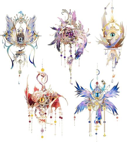 3D Metal Puzzles Model Kits for Adults Building The Red Eye of Horus, Wedjat-Eyes Steel Jigsaw Ancient Myths Magic Power Handcraft Sets, Fathers Day Dad Birthday Gift Home Desk Decor in Kuwait