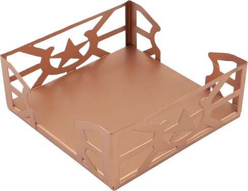 Boston International Metal Napkin Holder Caddy, Guest Towel Size, Silver with Weight in Saudi Arabia