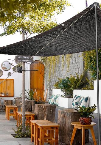10ft x 10ft بيت الكلب غطاء قماش القنب شبكة الظل لوحة - شبكة سوداء sunblock الظل قماش القنب لوحة sunblock حديقة شبكة مقاومة للأشعة فوق البنفسجية صافي لبيت الكلب في الهواء الطلق in Kuwait