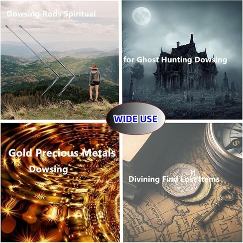 قضبان التغطيس الروحية، قطعتان من قضبان التكهن لغمر روح صيد الأشباح، عصي السحر للتكهن بالمياه، شفاء الطاقة، الكنز الخارق، العناصر المدفونة نعم لا أسئلة in Kuwait