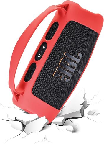 Silicone Case Cover for JBL Charge 5 Wi-Fi Case Wireless Speaker Subwoofer Mountaineering Outdoor Travel Carrying in Saudi Arabia