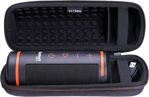 حافظة LTGEM EVA صلبة لمكبر صوت Bushnell Golf Wingman GPS - حقيبة واقية للتخزين (أسود) in Saudi Arabia