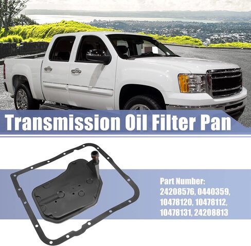 X AUTOHAUX 24208576 Transmission Filter Oil Pan Gasket Kit for GMC Sierra 1500 1999-2013 in Saudi Arabia