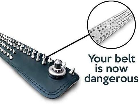 100 مجموعة من المسامير المخروطية الرصاصية والمسمار المعدني الخلفي من أجل صناعة الجلود DIY ومسامير رائعة بطبقة معدنية - فضي، 7 مم × 15 مم in Kuwait