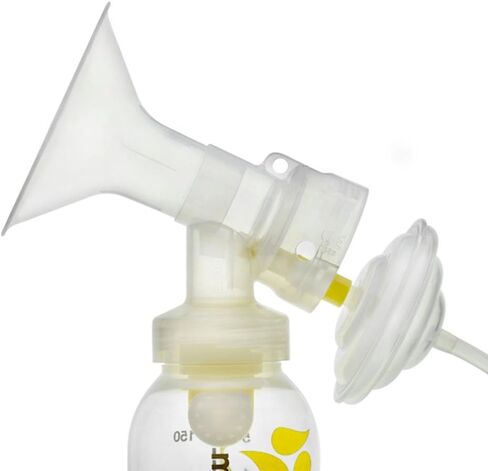 Maymom Flange Adapter Compatible with Spectra S1, Spectra S2, Compatible with Most Medela Breastshield and Bottles; Connects Between Maymom/Medela Breastshield and Spectra Backflow Protector in Saudi Arabia