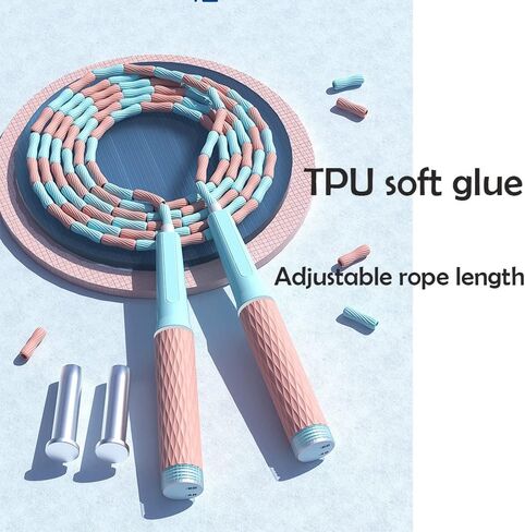 Speed Fitness Jump Ropes Speed Jumping Rope with a Nonslip Handle Skipping Rope for Fitness Fat Burning Suitable for Adults Kids (2.6-2.8m) in Saudi Arabia