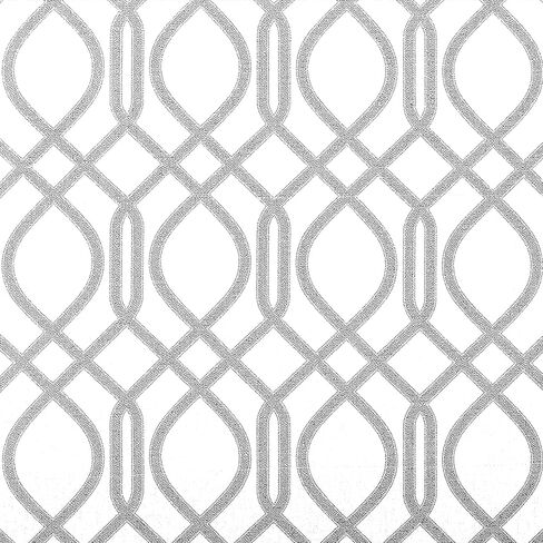 Sun Zero Dyer Modern Trellis Total Blackout Cordless Roman Shade, 27" x 64", White in Saudi Arabia