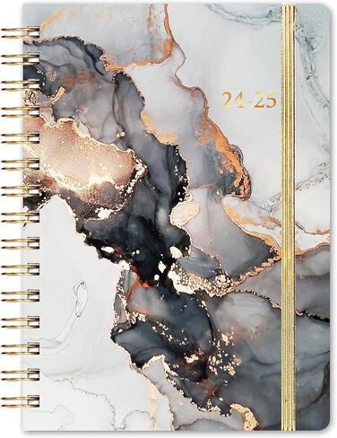 مخطط 2024-2025 - يوليو 2024 - يونيو 2025، مخطط أكاديمي 2024-2025، مخطط 2024-2025 أسبوعيًا وشهريًا، 6.3 بوصة × 8.4 بوصة، علامات التبويب، غلاف فني، جيب خلفي in Kuwait