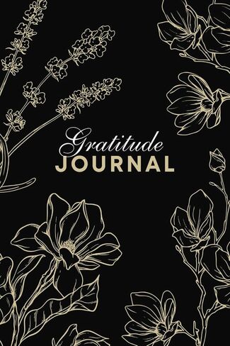 Daily Gratitude Journal: Gold Flowers Gratitude Journal: Start Cultivating Gratitude in Saudi Arabia