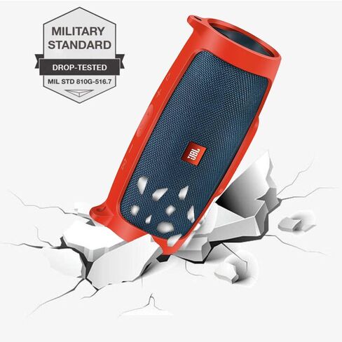 حقيبة حمل مرنة لحماية الحقيبة وغطاء حماية للسفر للشحن 4 مكبر صوت بلوتوث مقاوم للماء (أزرق) in Kuwait