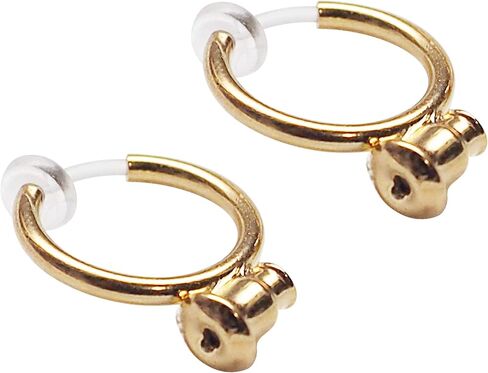 محولات حلق المرأة غير المرئية مشبك راتنج مريح على أقراط الطوق in Kuwait