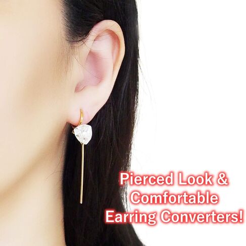 محولات حلق المرأة غير المرئية مشبك راتنج مريح على أقراط الطوق in Kuwait