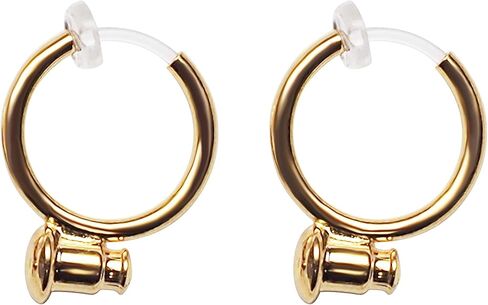 محولات حلق المرأة غير المرئية مشبك راتنج مريح على أقراط الطوق in Kuwait