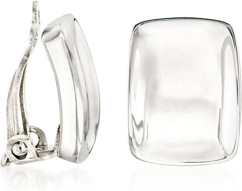 Zina Sterling Silver "Palm Springs" Small Clip-On Earrings in Saudi Arabia