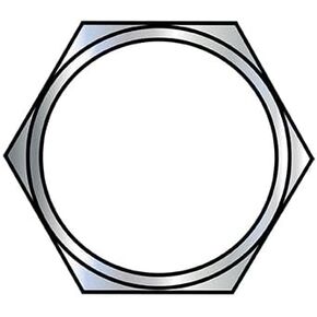 3/4-24X156X7/8 Hex Mounting Panel Nut Die Cast Zinc Alloy - ECS-752415614NP in Kuwait